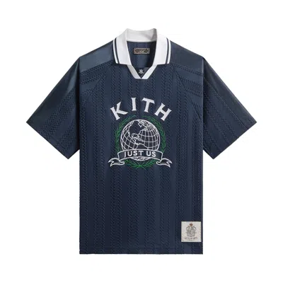 Pre-owned Kith Ladder Lace Jason Jersey 'nocturnal' | Black | Men's Size Xxl