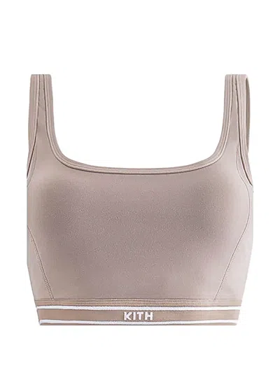 Kith Laila Active Tank Top In Burgundy