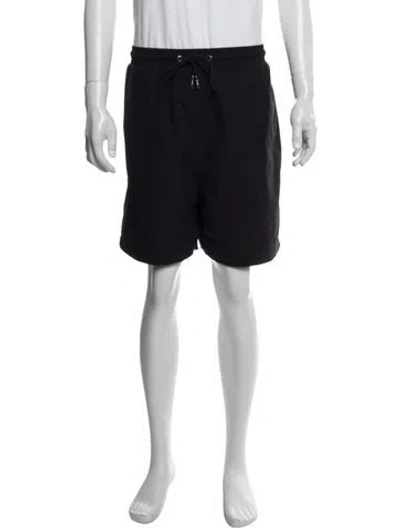 Pre-owned Kith Latex Jogger Shorts In Black