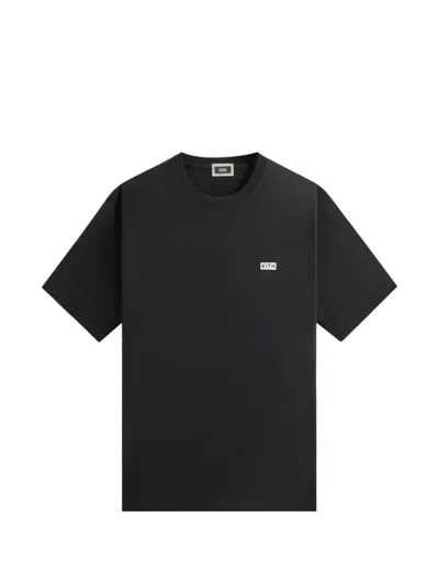 Kith Lax Logo-patch T-shirt In Black