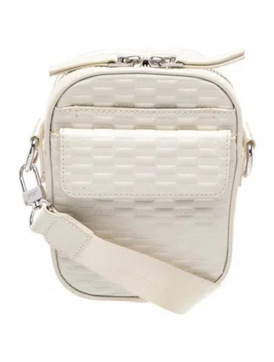 Pre-owned Kith Leather Crossbody Bag In Neutral