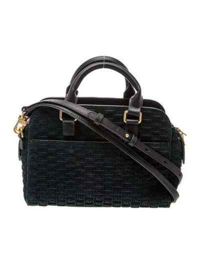 Pre-owned Kith Leather Top Handle Bag In Black