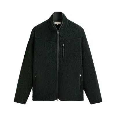 Pre-owned Kith Lightweight Sherpa Antony Full Zip 'stadium' | Green | Men's Size M
