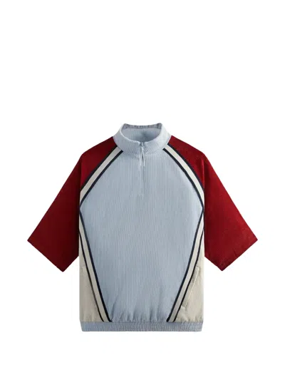 Kith Linden Retro Quarter-zip Sweatshirt In Multi