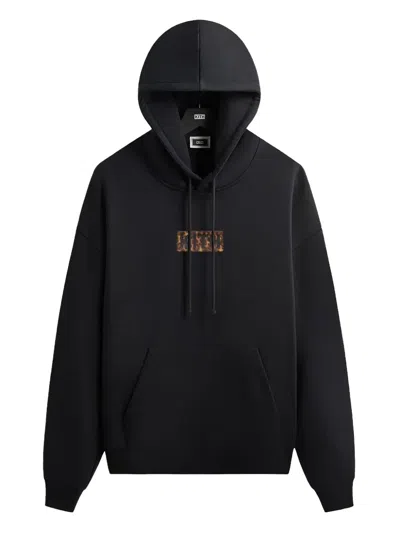 Kith Logo Appliqué Hoodie In Black