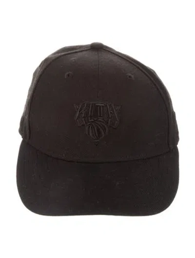 Pre-owned Kith Logo Baseball Cap In Black