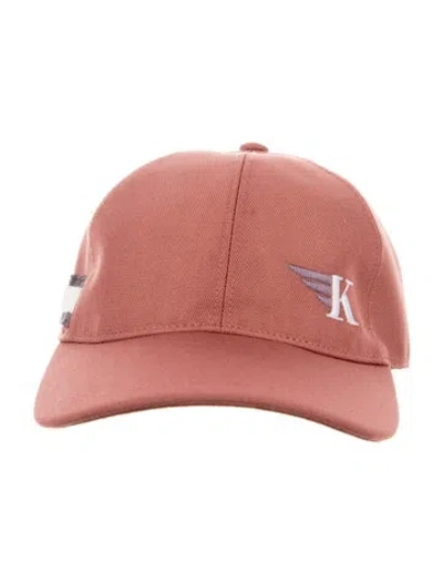 Pre-owned Kith Logo Baseball Hat In Pink
