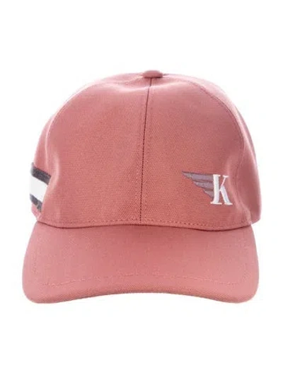 Pre-owned Kith Logo Baseball Hat In Pink