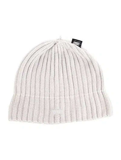 Pre-owned Kith Logo Embroidered Beanie In Neutrals