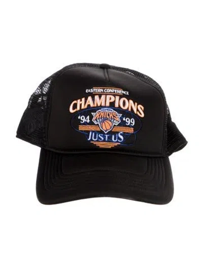 Pre-owned Kith Logo Hat In Black