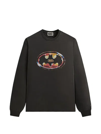 Kith Logo Long-sleeve Sweater In Black