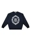 Kith Logo-print Sweatshirt In Blue