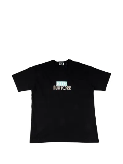 Kith Logo-print T-shirt In Black