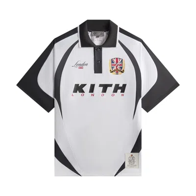 Pre-owned Kith London Polo Soccer Jersey 'white' | Men's Size M