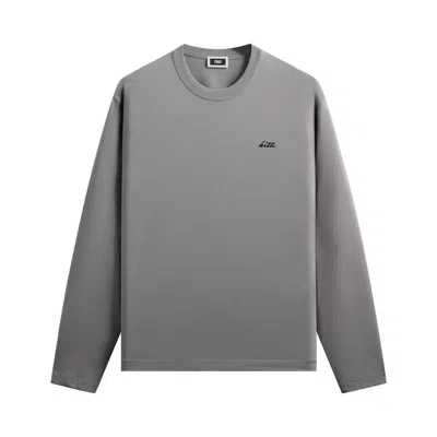 Pre-owned Kith Long Sleeve Alex Boxy Tee 'neutron' | Blue | Men's Size Xxl