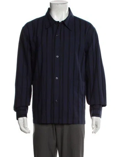 Pre-owned Kith Long Sleeve Dress Shirt In Blue