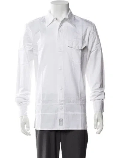 Pre-owned Kith Long Sleeve Dress Shirt W/ Tags In White