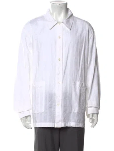 Pre-owned Kith Long Sleeve Dress Shirt W/ Tags In White