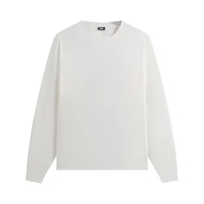 Pre-owned Kith Long-sleeve Lawson Tee 'white' | Men's Size Xxl