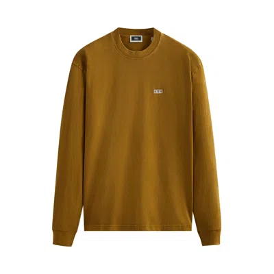 Pre-owned Kith Long-sleeve Lax Tee 'karat' In Tan