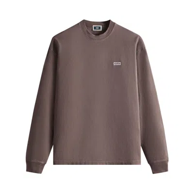 Pre-owned Kith Long-sleeve Lax Tee 'monsoon' | Brown | Men's Size Xl