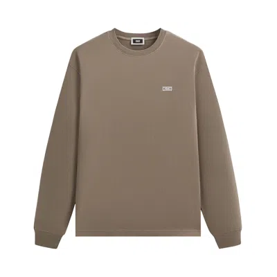 Pre-owned Kith Long-sleeve Lax Tee 'quicksand' | Tan | Men's Size Xs In Brown