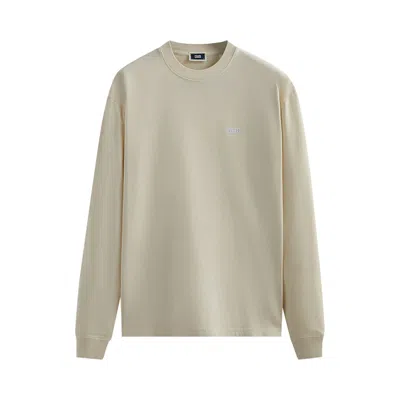 Pre-owned Kith Long-sleeve Lax Tee 'sandrift' In Cream