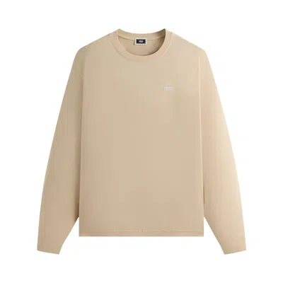 Pre-owned Kith Long-sleeve Lax Tee 'sediment' | Tan | Men's Size L In Brown
