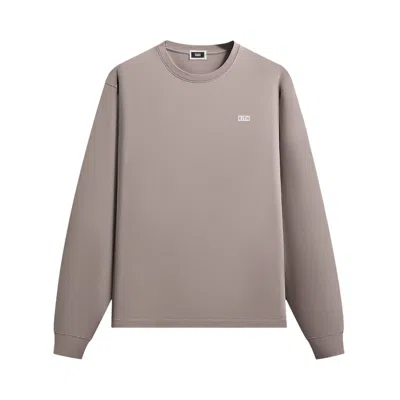 Pre-owned Kith Long Sleeve Lax Tee 'storm' | Tan | Men's Size L In Brown