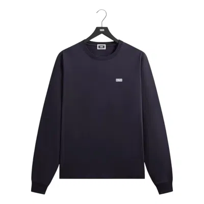 Kith Long Sleeve Lax T-shirt 'ink' In Blue