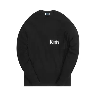 Pre-owned Kith Long-sleeve Quinn Tee 'black'