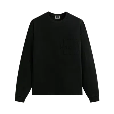 Pre-owned Kith Long-sleeve Quinn Tee 'black' | Men's Size S