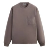 Kith Long-sleeve Quinn Tee 'dash' In Brown