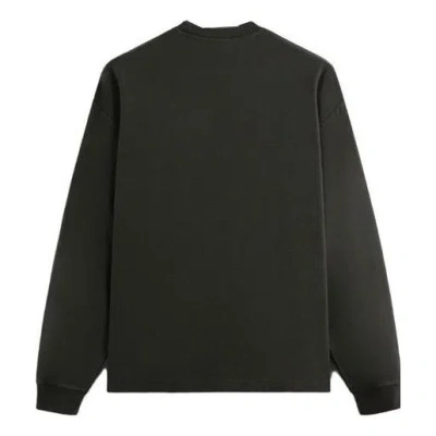 Kith Long-sleeve Quinn Tee 'monarch' In Black