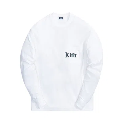 Pre-owned Kith Long-sleeve Quinn Tee 'white'