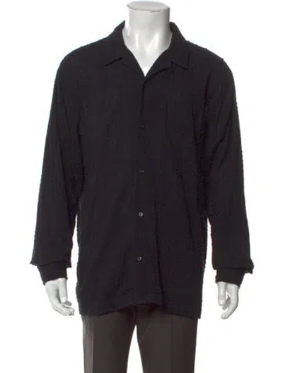 Pre-owned Kith Long Sleeve Shirt In Black