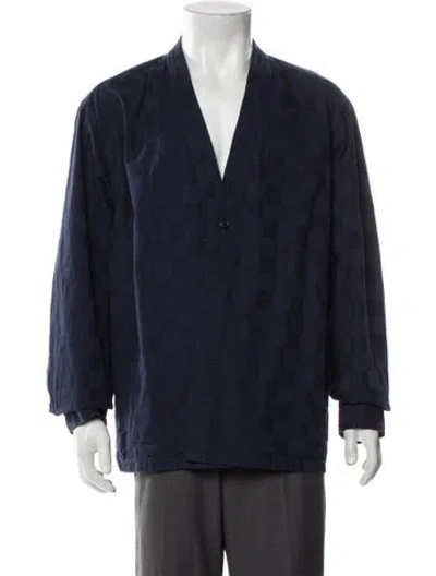 Pre-owned Kith Long Sleeve Shirt In Blue