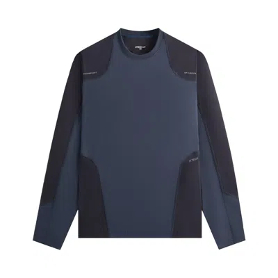 Pre-owned Kith Long-sleeve Slate Pullover Shirt 'nocturnal' | Black | Men's Size Xl