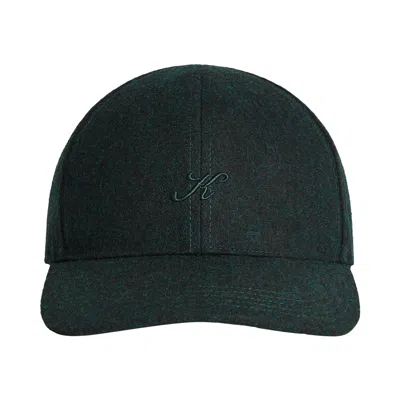 Pre-owned Kith Low Profile Fine Wool Classic Cap 'stadium' | Black | Men's Size Onesize