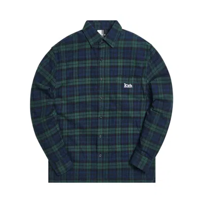 Pre-owned Kith Ludlow Buttondown 'blackwatch' | Multi-color | Men's Size Xl