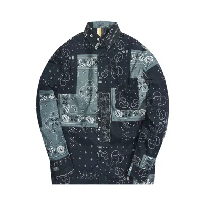 Pre-owned Kith Ludlow Buttondown 'stadium' In Green