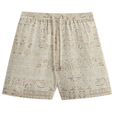 Pre-owned Kith Lyocell Active Short 'canvas' | Cream | Men's Size L