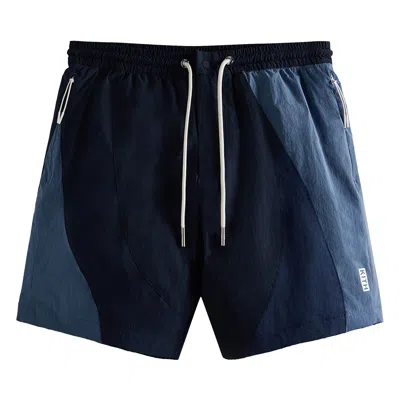 Pre-owned Kith Madison Iv Short 'nocturnal' | Blue | Men's Size Xxl