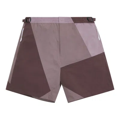 Pre-owned Kith Madison Short 'dusty Mauve' In Multi-color