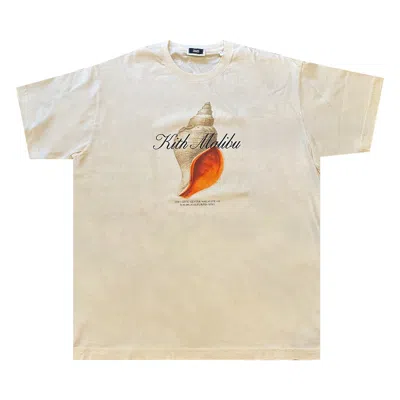 Pre-owned Kith Malibu Conch Seashell Vintage Tee (in-store Exclusive) 'sandrift' | Tan | Men's Size Xl In Brown