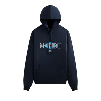 Pre-owned Kith Malibu Palm Hoodie 'nocturnal' | Blue | Men's Size L