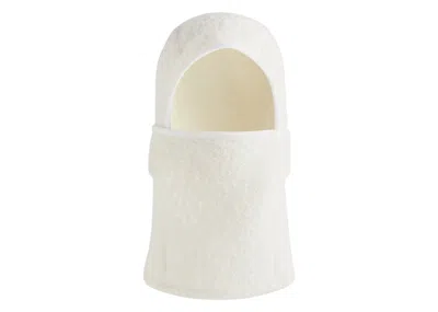 Pre-owned Kith Men's  101 X Auralee Wool Milton Balaclava In Sandrift