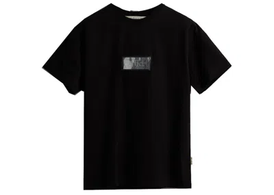 Pre-owned Kith Men's  Advisory Board Crystals Holographic Classic Logo Tee Shirt In Anthracite Black
