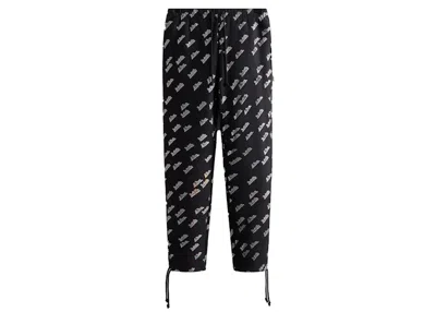 Pre-owned Kith Men's  Advisory Board Crystals Holographic Print Sweatpant In Black