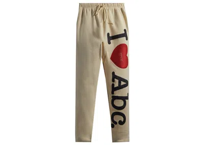 Pre-owned Kith Men's  Advisory Board Crystals I <3 Abc Swarovski Sweatpant In Quartz Natural